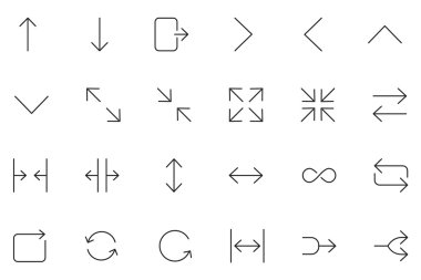 User Interface Icons 24 clipart