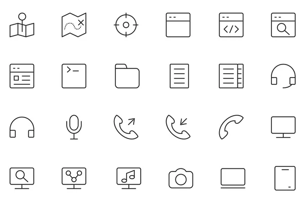 Ícones de interface de usuário 19 —  Vetores de Stock