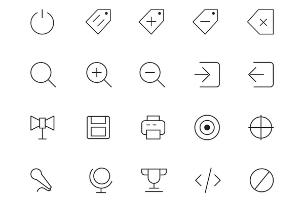 Iconos de interfaz de usuario 26 — Vector de stock