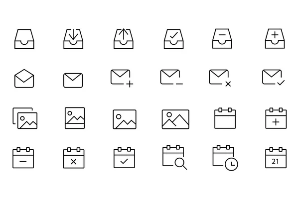 Ios en Android Vector Icons 3 — Stockvector