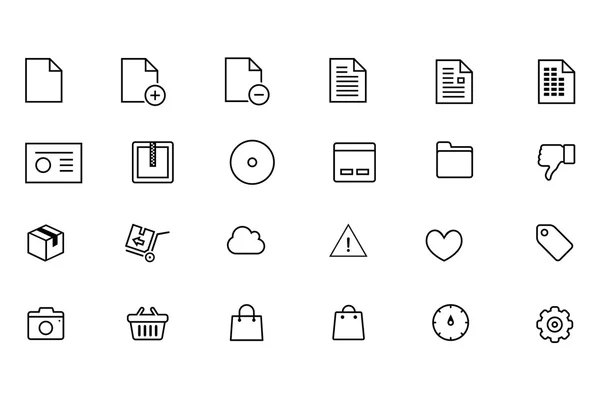 IOS и Android Vector Icons 7 — стоковый вектор