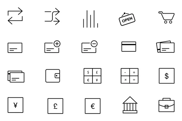 IOS и Android Vector Icons 11 — стоковый вектор