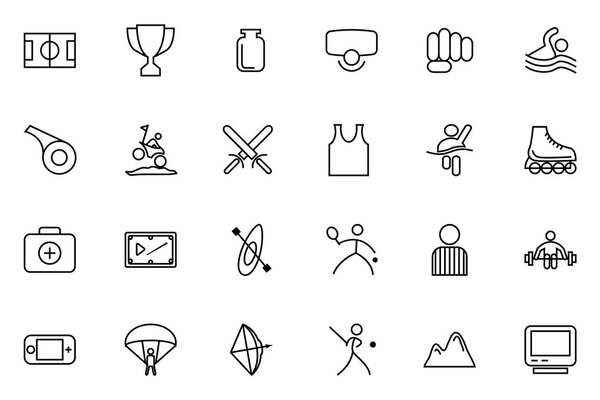 Sports Vector Line Icons 3
