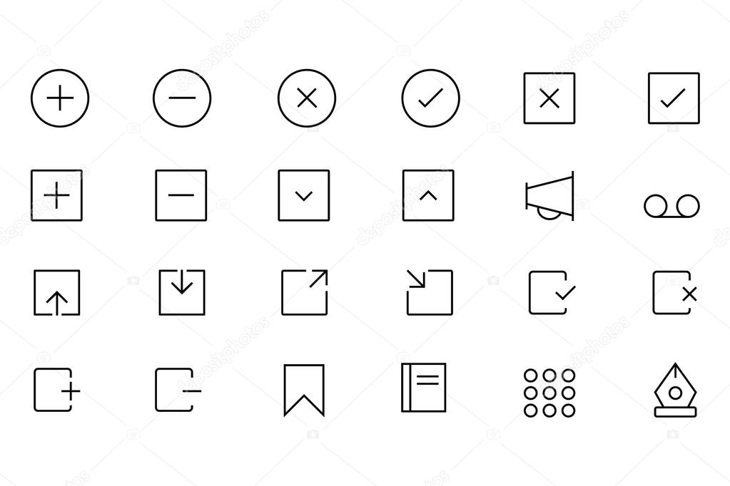 iOS and Android Vector Icons 4