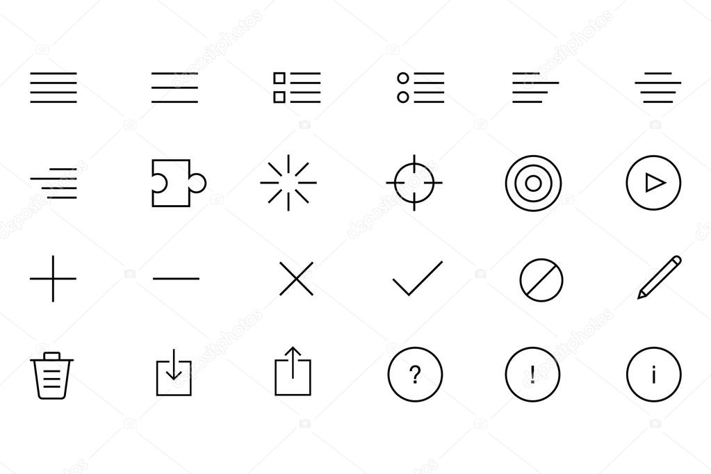 iOS and Android Vector Icons 5