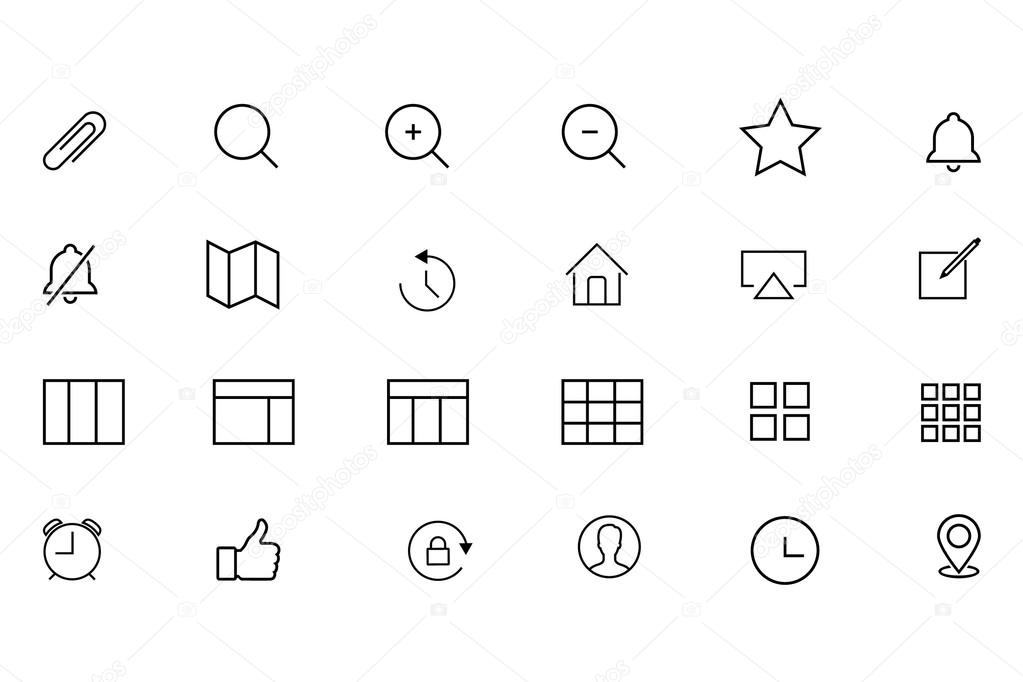 iOS and Android Vector Icons 6