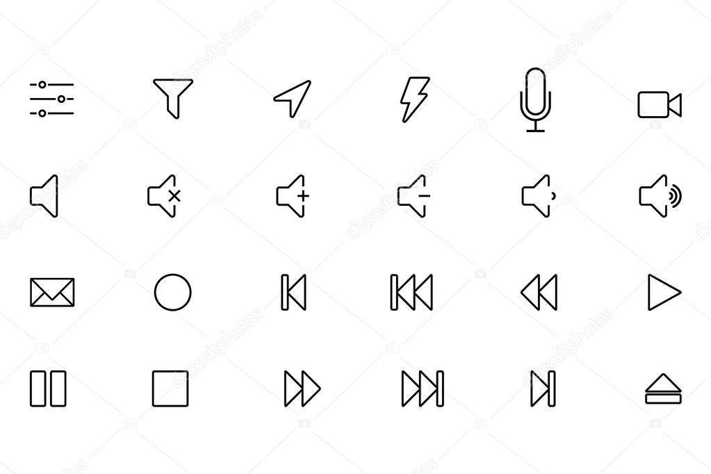 iOS and Android Vector Icons 8
