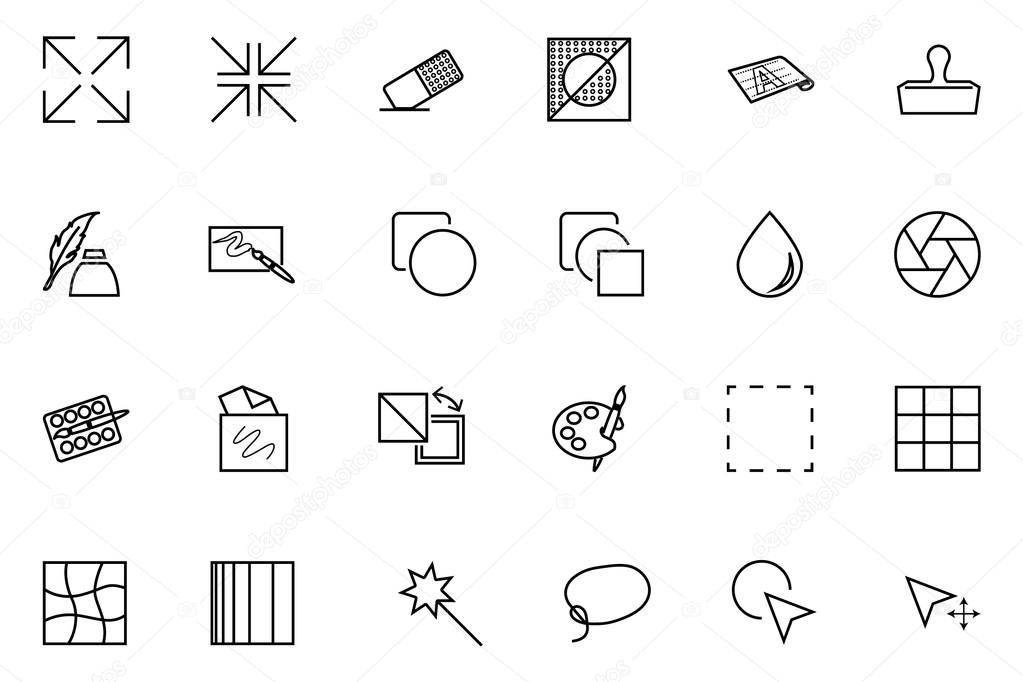 Art Design and Development Vector Icons 2