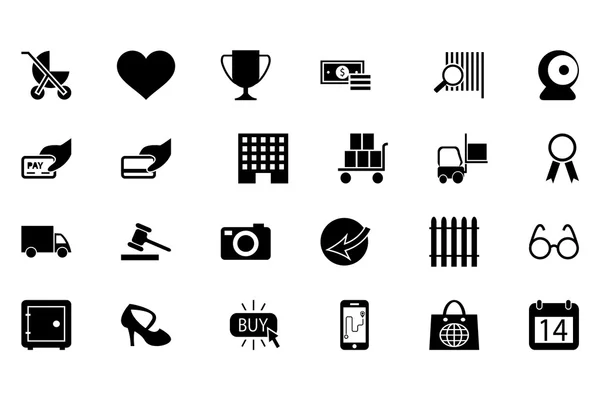 Winkelen Vector Icons 2 — Stockvector