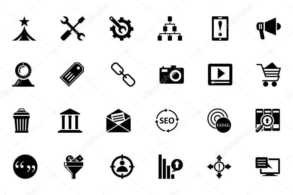 SEO and Marketing Vector Icons 2