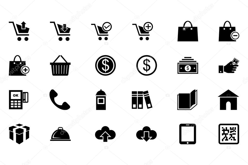 Shopping Vector Icons 1