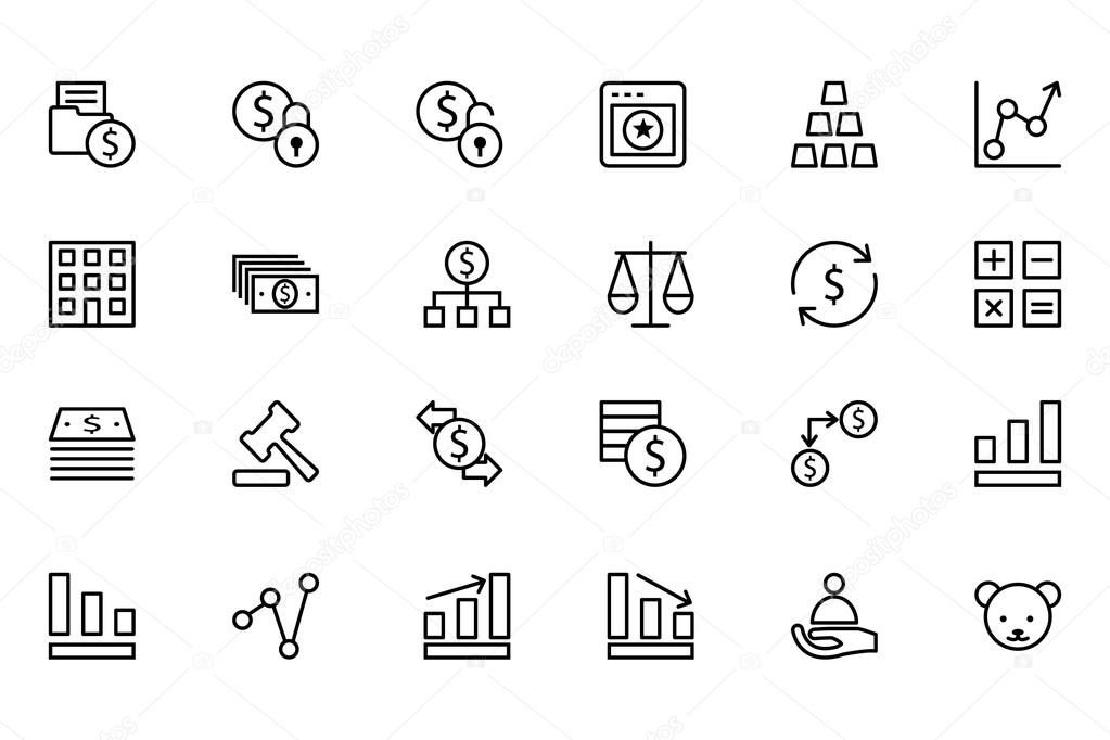 Finance Line Icons 2