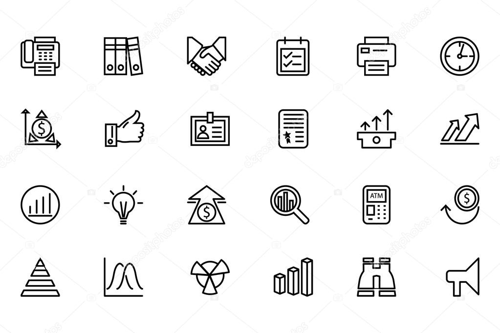 Finance Line Icons 4