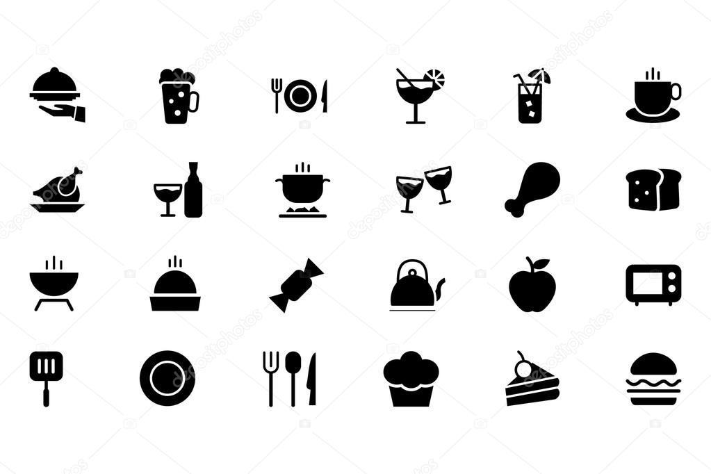 Food Vector Solid Icons 1