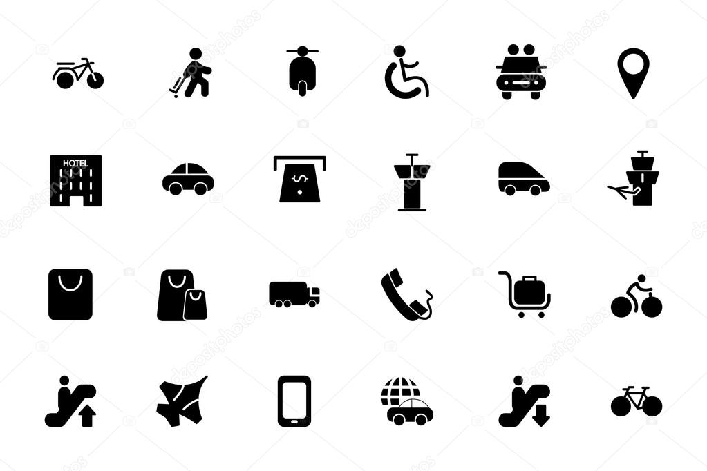 Travel Vector Solid Icons 4