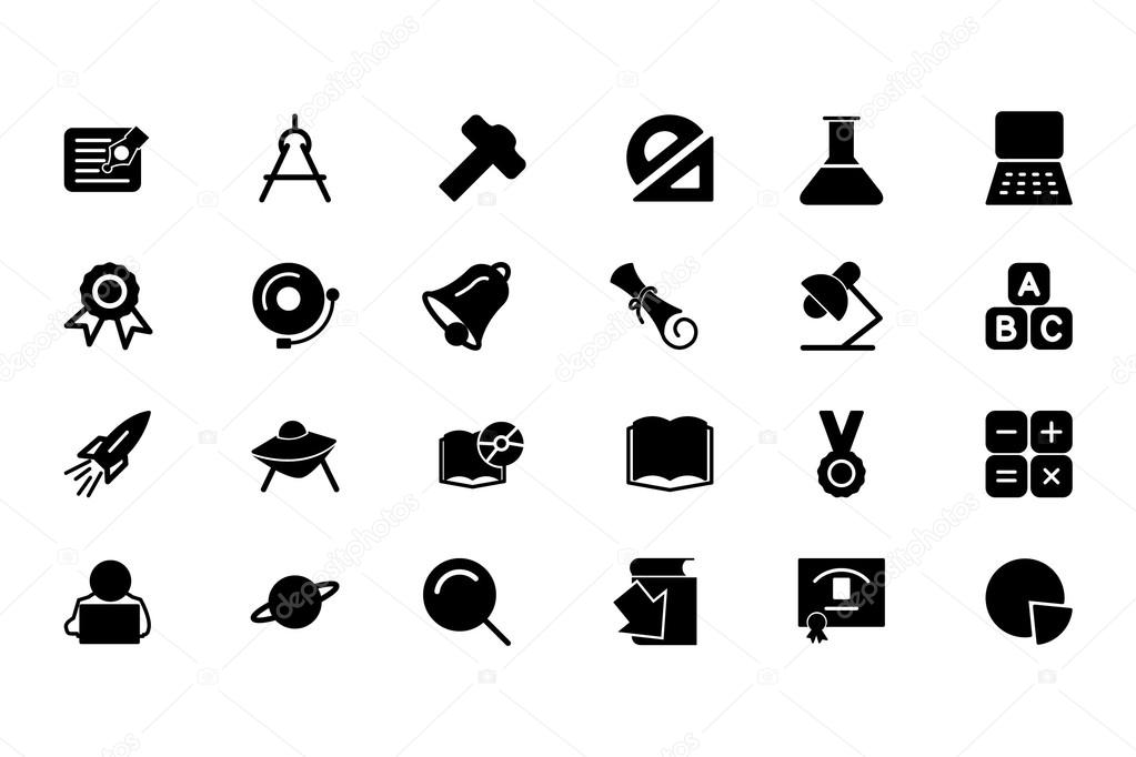Education Vector Solid Icons 2