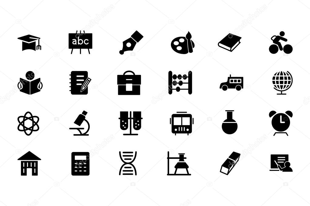 Education Vector Solid Icons 1