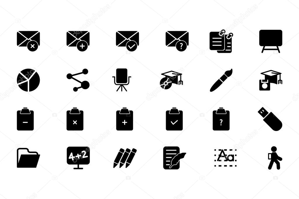 Education Vector Solid Icons 8