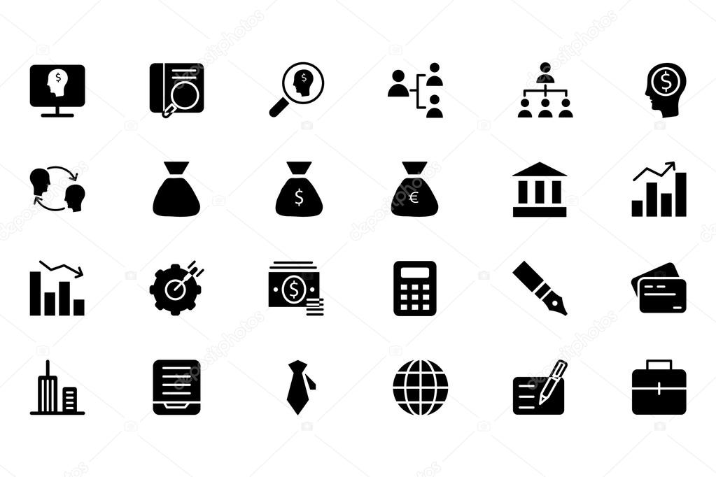 Finance Vector Solid Icons 1