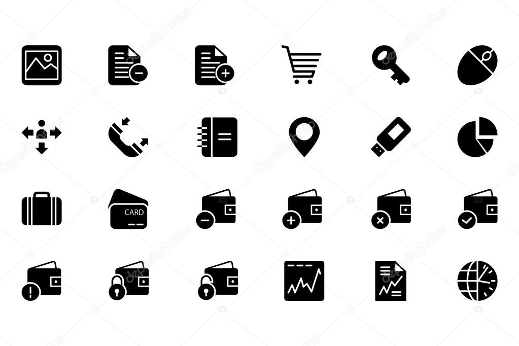 Finance Vector Solid Icons 5
