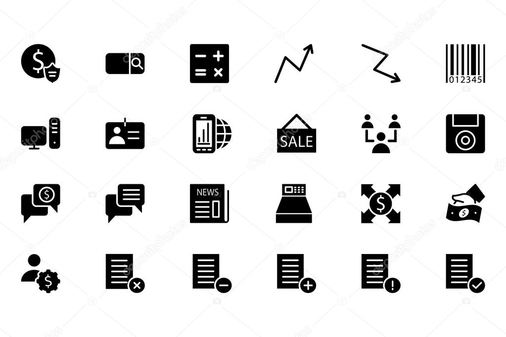 Finance Vector Solid Icons 9