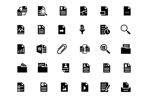 Documents Vector Icons 3 — Stock Vector