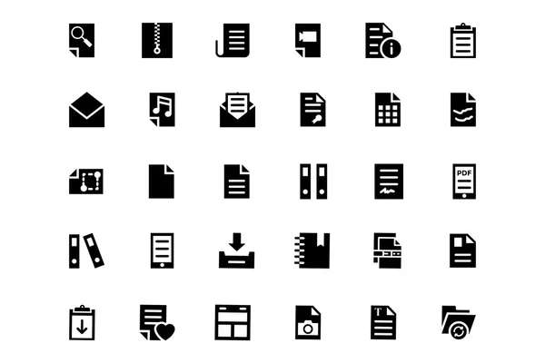 Documents Vector Icons 4 — Stock Vector