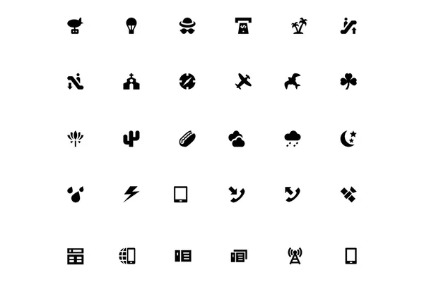 Mini Vector Icons 31 — Stock Illustration Mini Vector Icons 31 Stock Vector