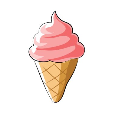 koni yarım yamalak renkli vektör simgesi