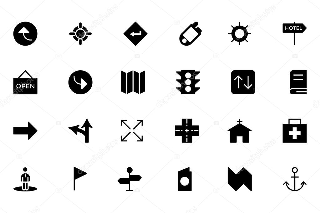 Map and Navigation Vector Icons 5
