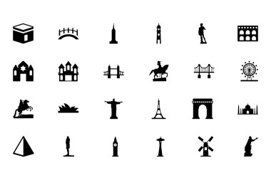 Monuments Vector Icons 1