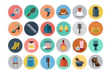 Fashion Flat Icons 4