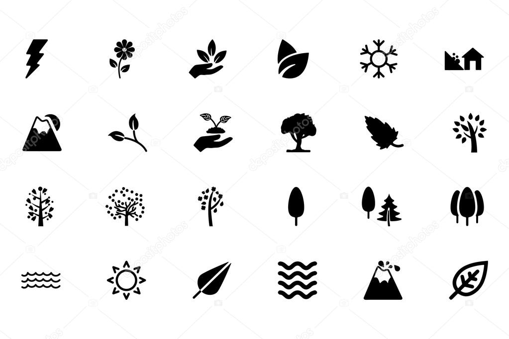 Nature Vector Icons 4