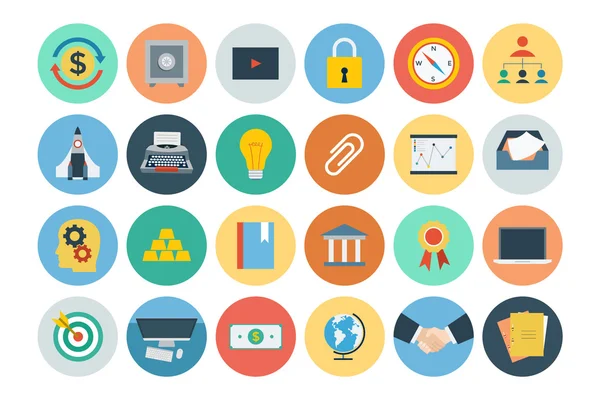 Office Flat Icons 5 Wektor Stockowy