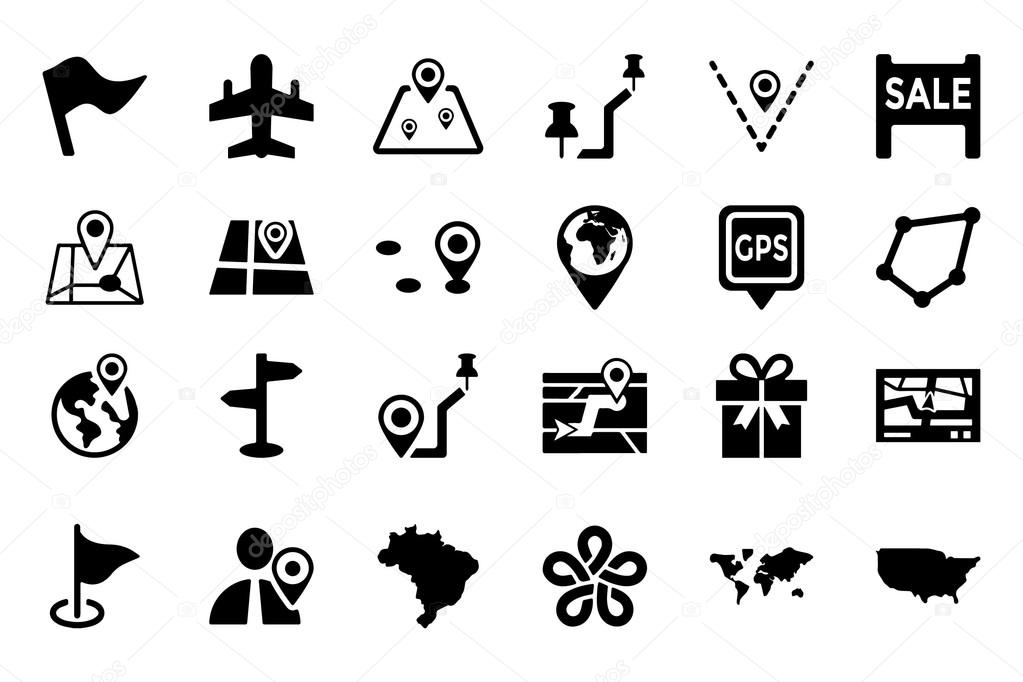 Maps And Navigation Vector Icons 5