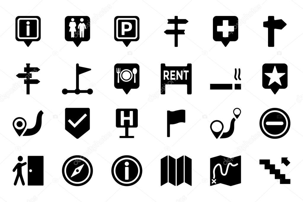 Maps And Navigation Vector Icons 3