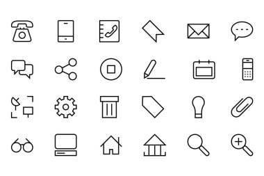 Internet Vector Line Icons 1