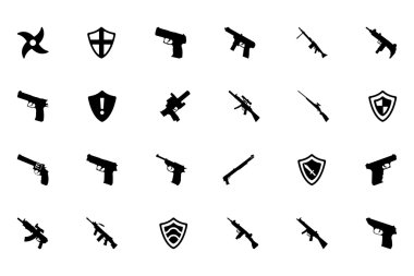 Weapons Vector Icons 3