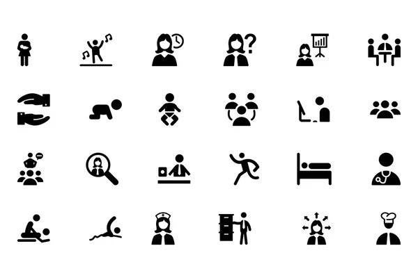 People Vector Icons 3 — 图库矢量图片