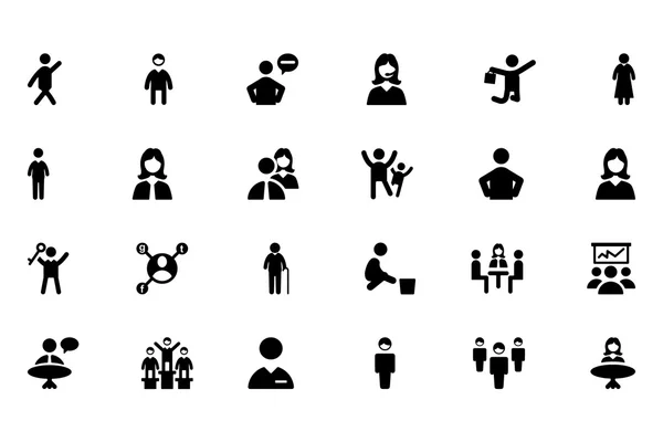 People Vector Icons 2 — Stockvector