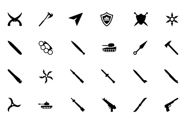 Weapons Vector Icons 5 — Stok Vektör
