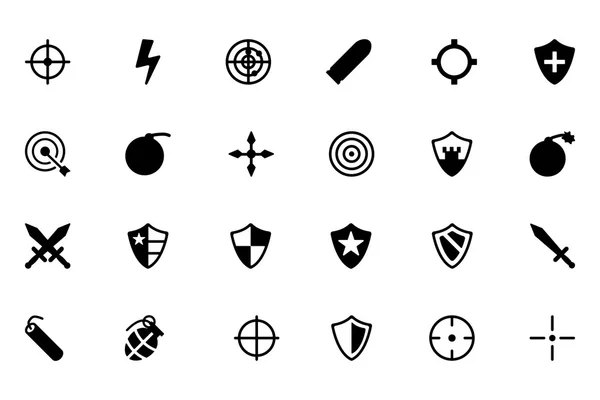 Iconos vectoriales de armas 1 — Vector de stock