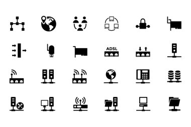 Networking Vector Icons 2 clipart