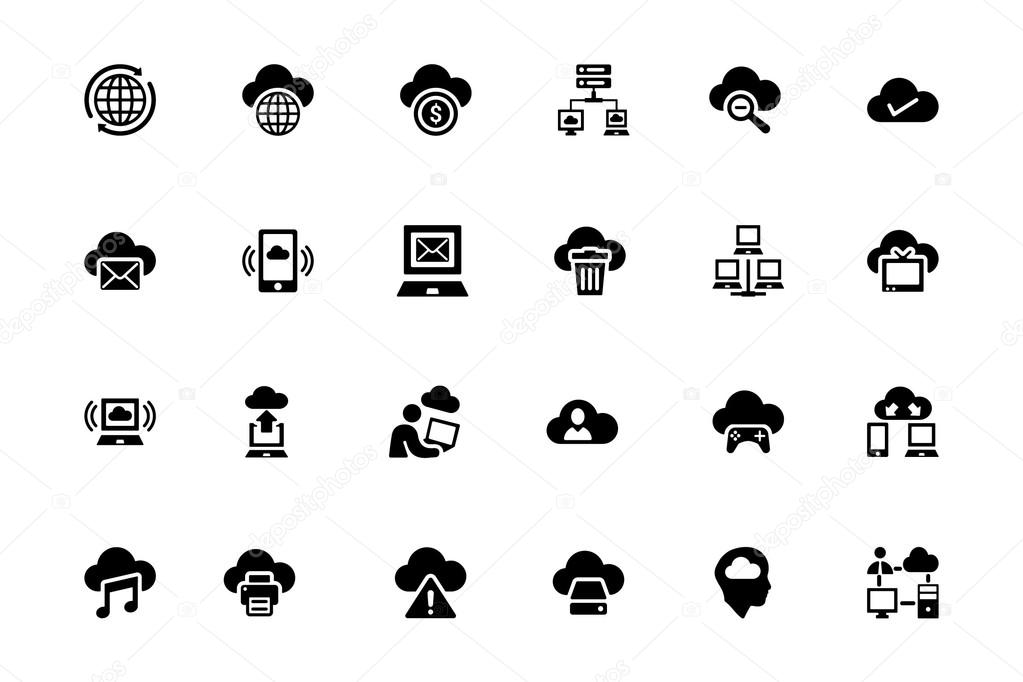 Cloud Computing Vector Icons 3