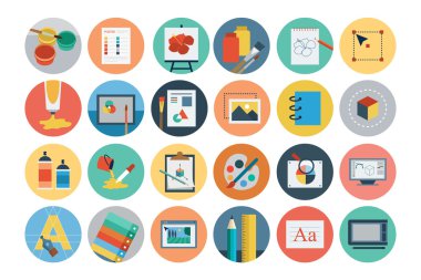 Flat Design Vector Icons 6