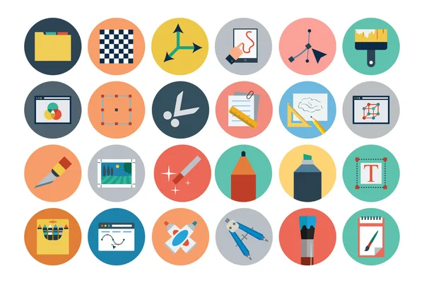 Flat Design Vector Icons 5 — 스톡 벡터