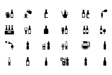 Drinks Vector Icons 4 clipart