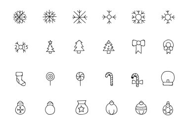 Christmas Hand Drawn Vector Icons 1