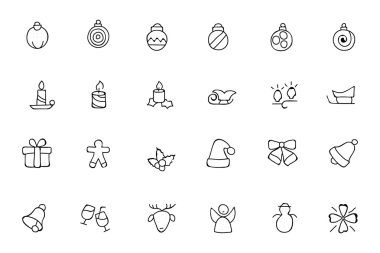 Christmas Hand Drawn Vector Icons 2