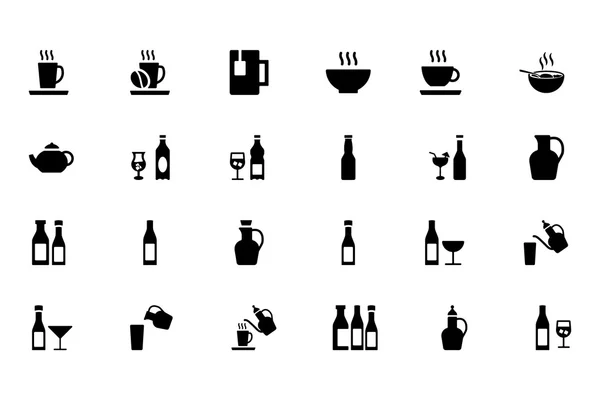 Drinks Vector Icons 3 — Stock Vector
